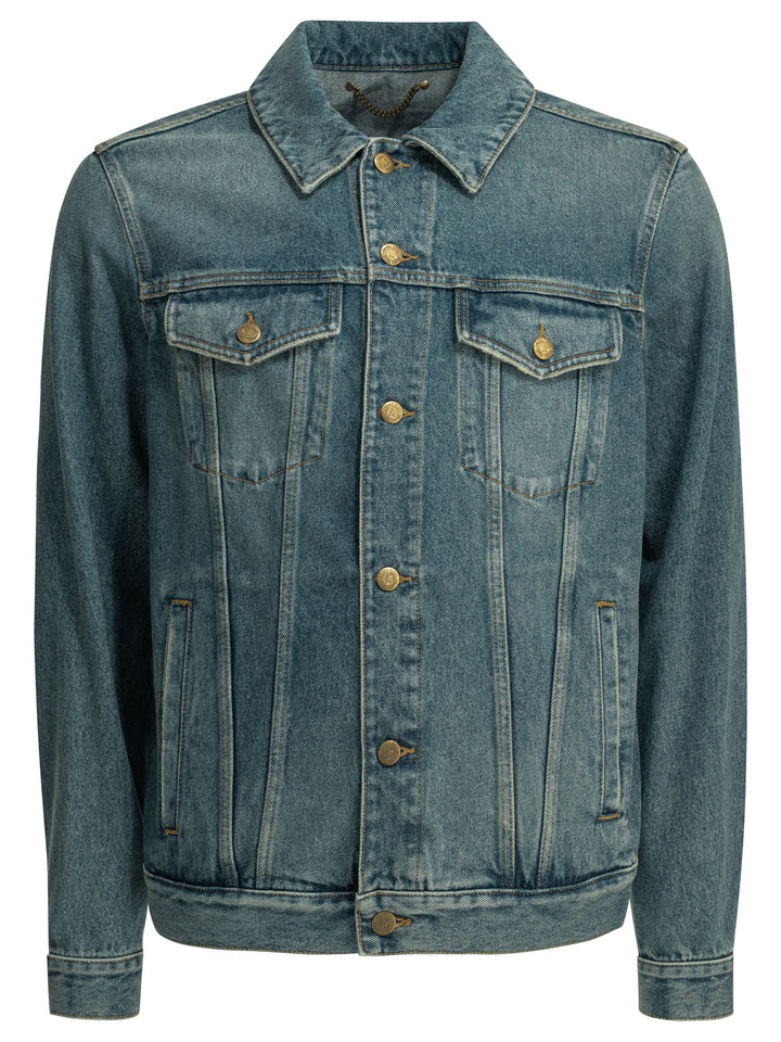 Golden Goose Denim Jacket Jackets and Coats - Light blue | 587b6afc4dcb0a787d30b32e4e458855cadc7873