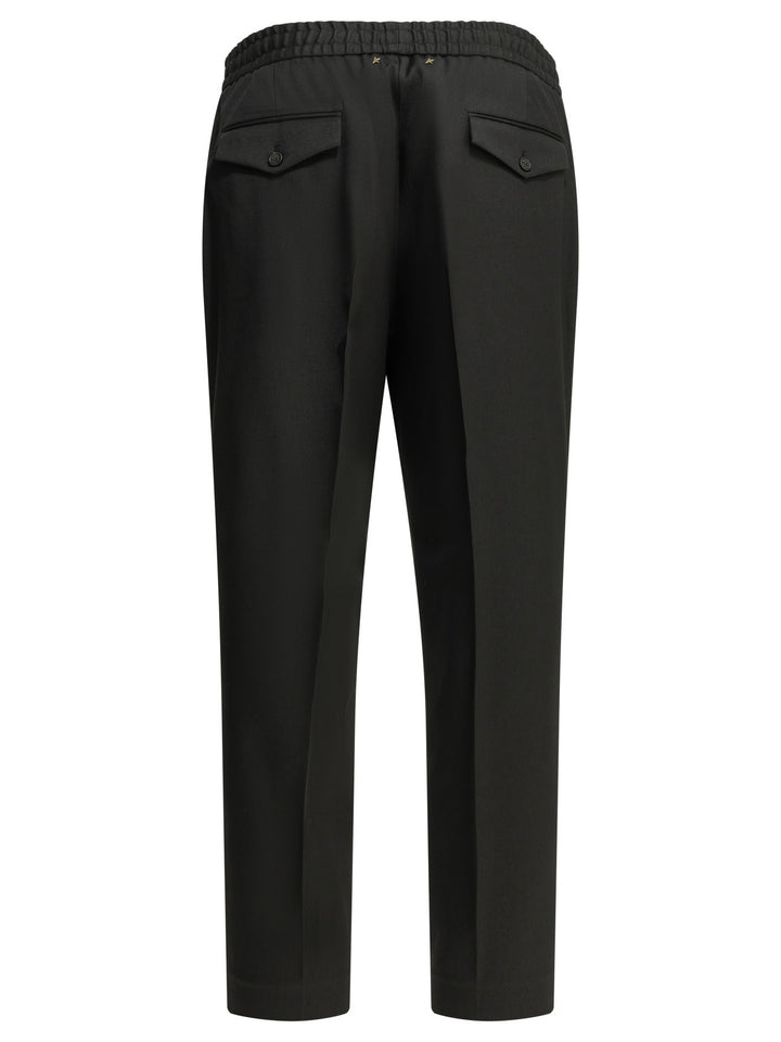 Golden Goose Luke Trousers - Black | 61b9f314c3b17f4ef98ac38c19c56feaa84d6a47