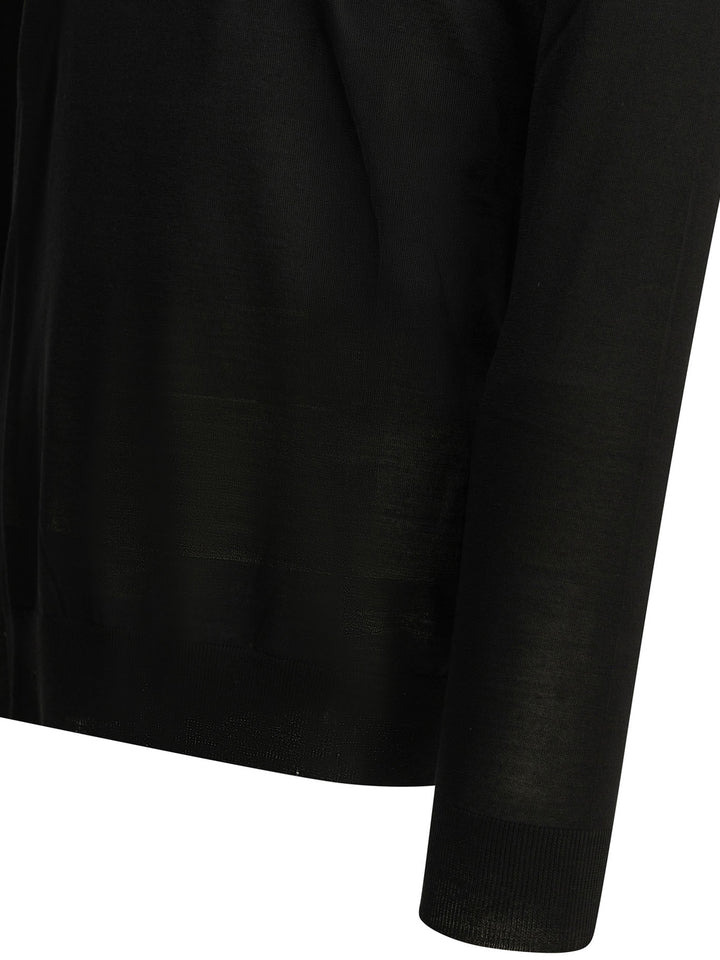 Golden Goose Wool Crew Neck Sweater Knitwear - Black | cc6d7366e694f8fc4e260d42b7c75af7e906a75e