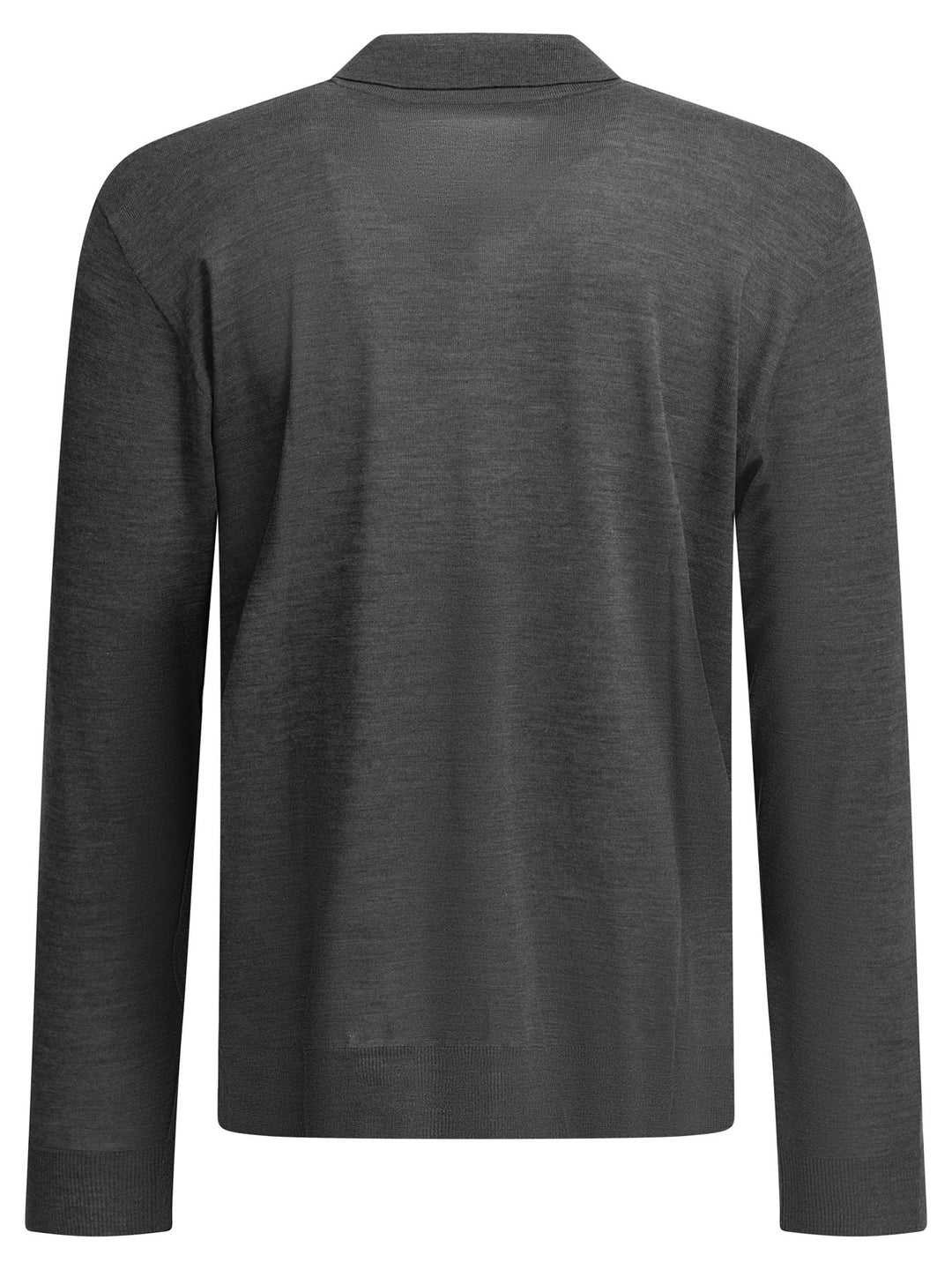 Golden Goose Wool Polo Sweater Knitwear - Grey | 840b73df7f035d2e4dc32e1a4252e2ee22c70347