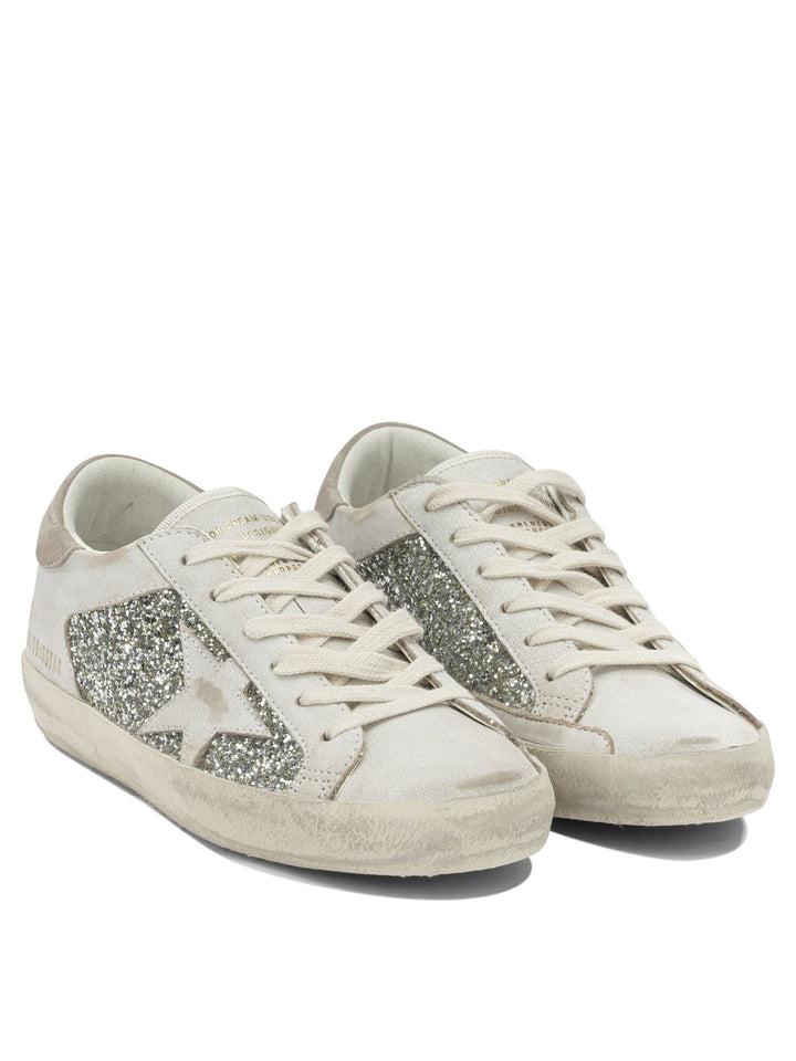 Golden Goose Super Star Sneakers & Slip-On - Silver | 4ffeb4f142b11e1933227e0b7ef05ebe4b337a93