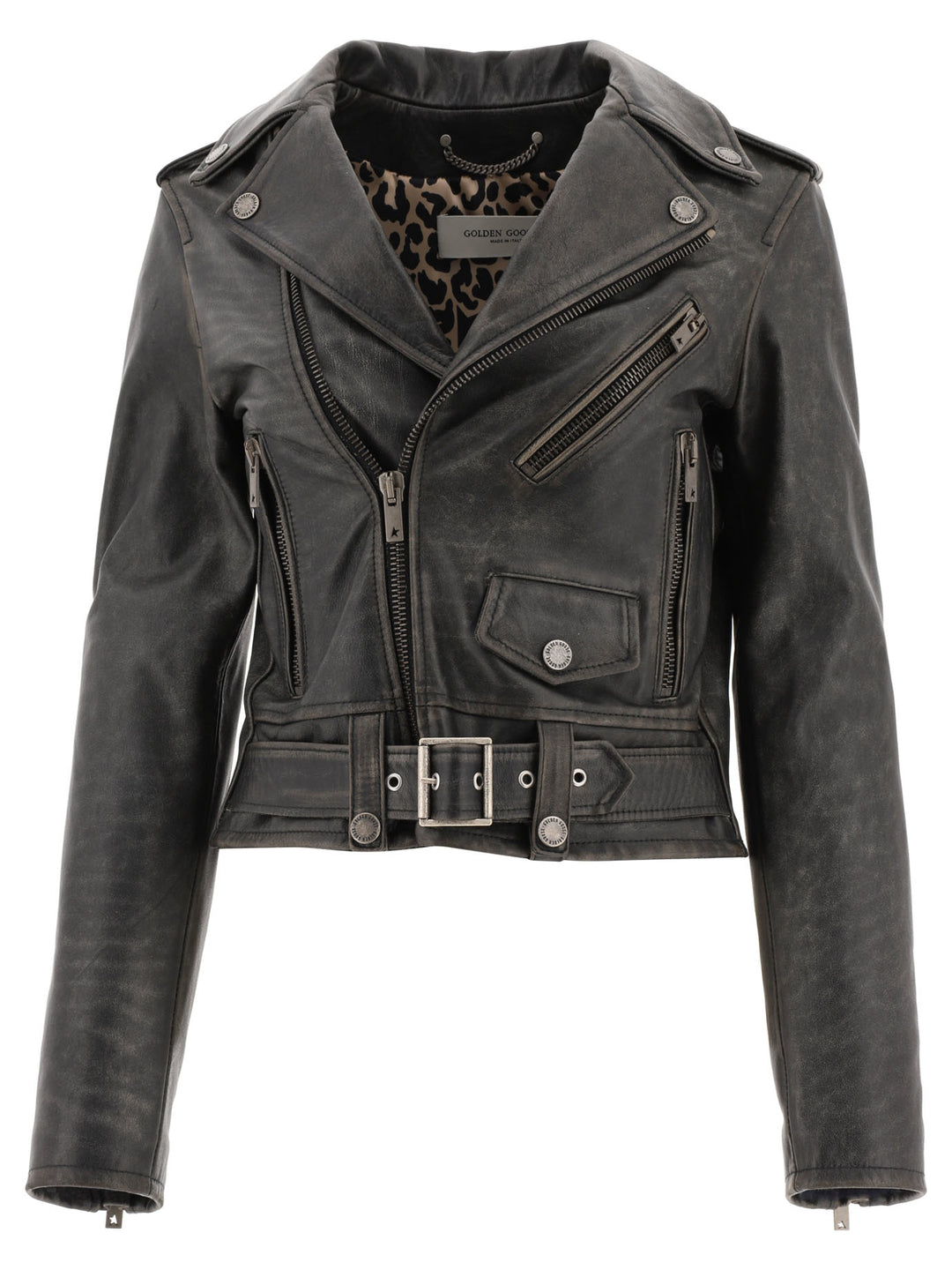 Golden Goose Chiodo Destiny Jackets and Coats - Black | 91f20fabaa58781d97fb8781e104712b2501ccf9