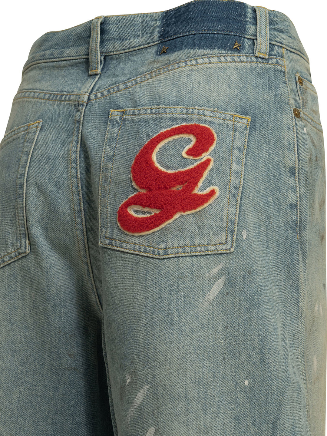 Golden Goose Melody Boyfriend Jeans - Light blue | 9b79c0a45dedbc14e5d37504c7f589830a5e0ddc