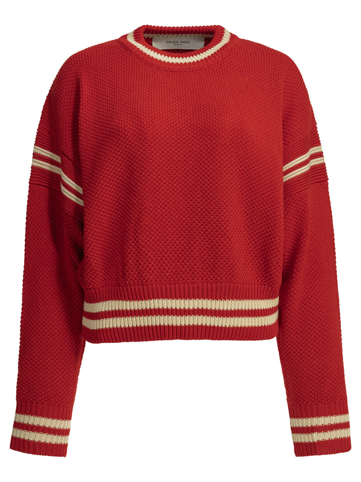 Golden Goose Rachel Knitwear - Red | 47451956874c2ff6f77e8a28abadb15cea67893c