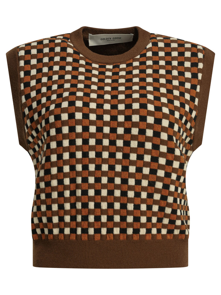 Golden Goose Roby Knitwear - Brown | c783e374fb42f0c8971bf1ed2d4fd46ef64101bb