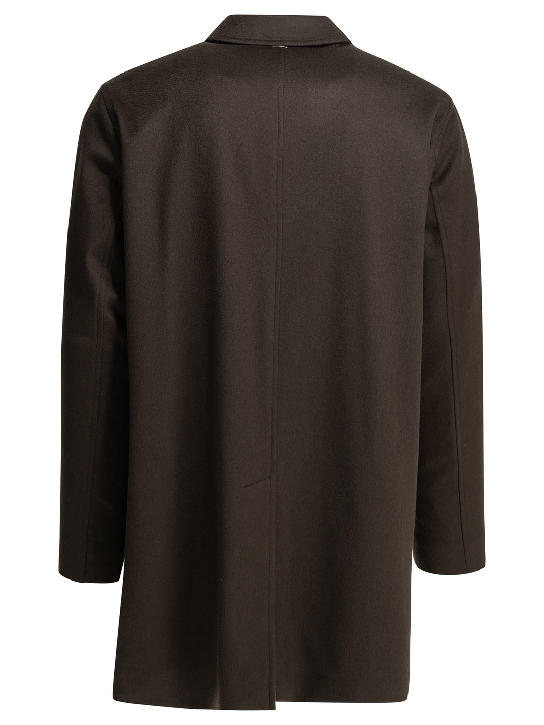 Herno Long Coat Made Of Pure Cashmere Jackets and Coats - Brown | 1ab935e8032bb776b8aeb229166f061afd9a25c0