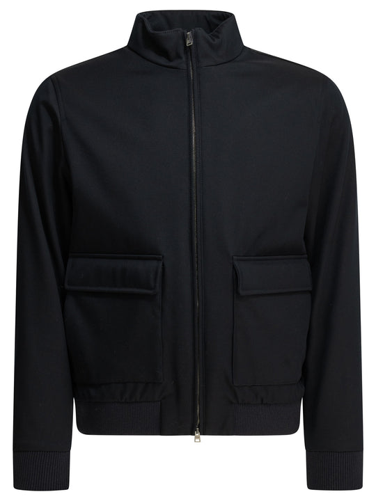 3 Layers Wool Storm Jackets And Coats Blue