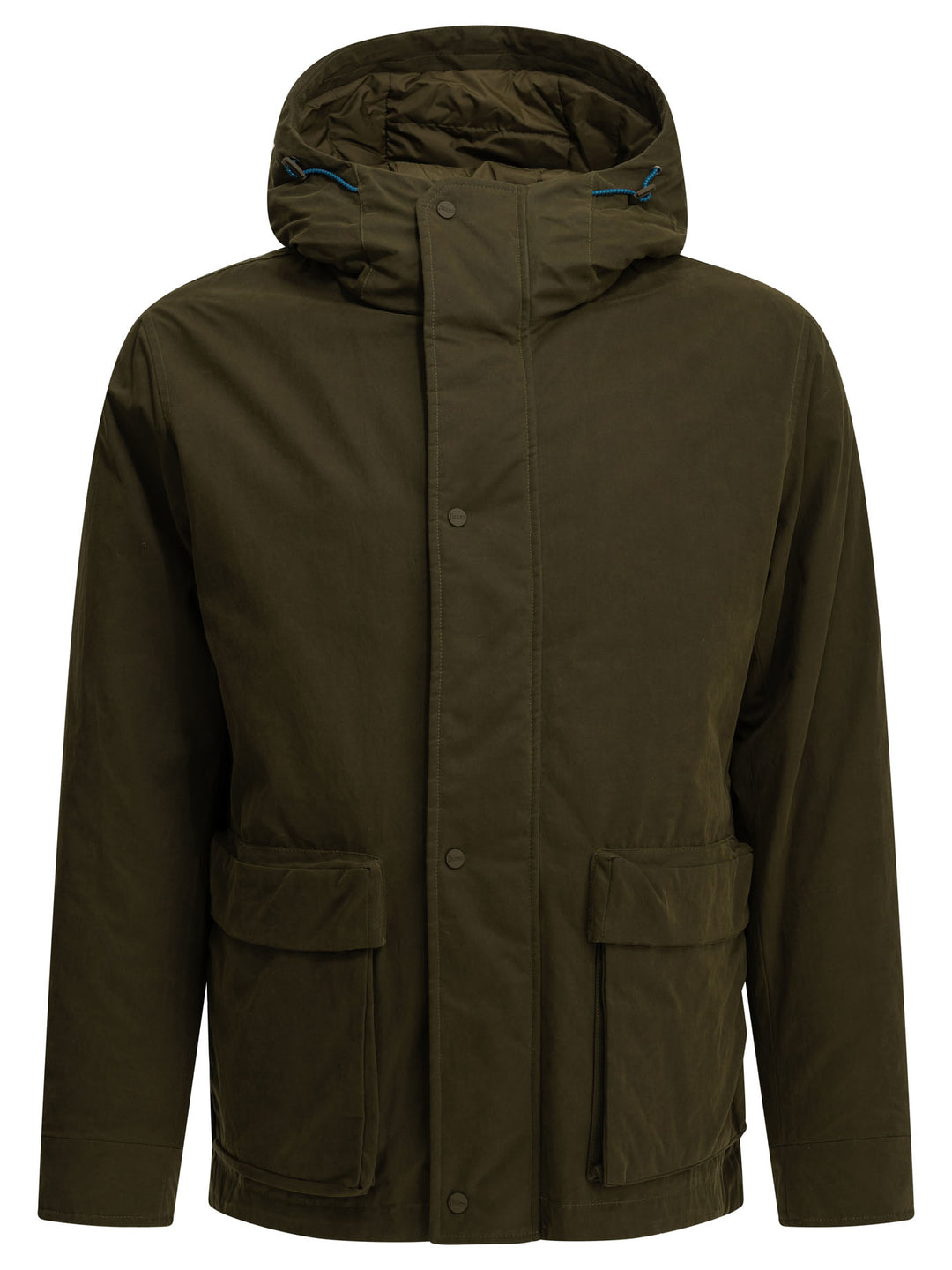 Herno Padded Parka Made Of Technical Cotton Jackets and Coats - Green | 0c86b081d5851d9857c08a5b460b010c6d36a8f6