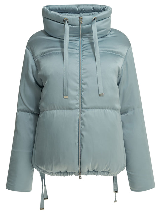 Resort Jackets And Coats Light Blue
