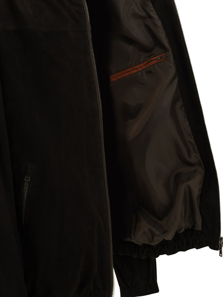 Herno Suede Jacket Jackets and Coats - Brown | 39fe26d5f7472d35e93b513434f8450c843e36fe