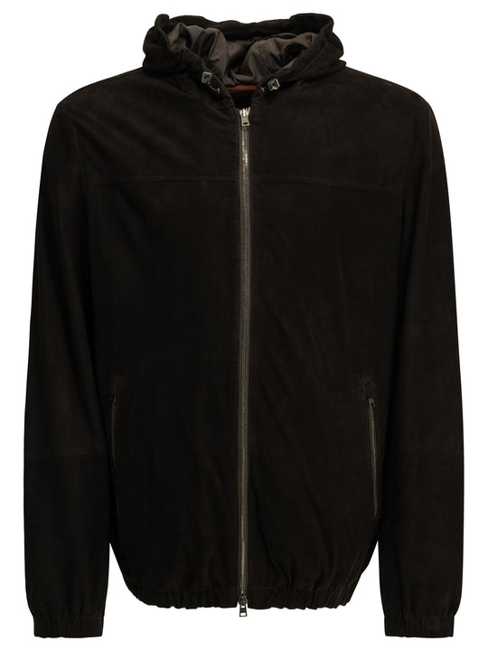 Suede Jacket Jackets And Coats Brown