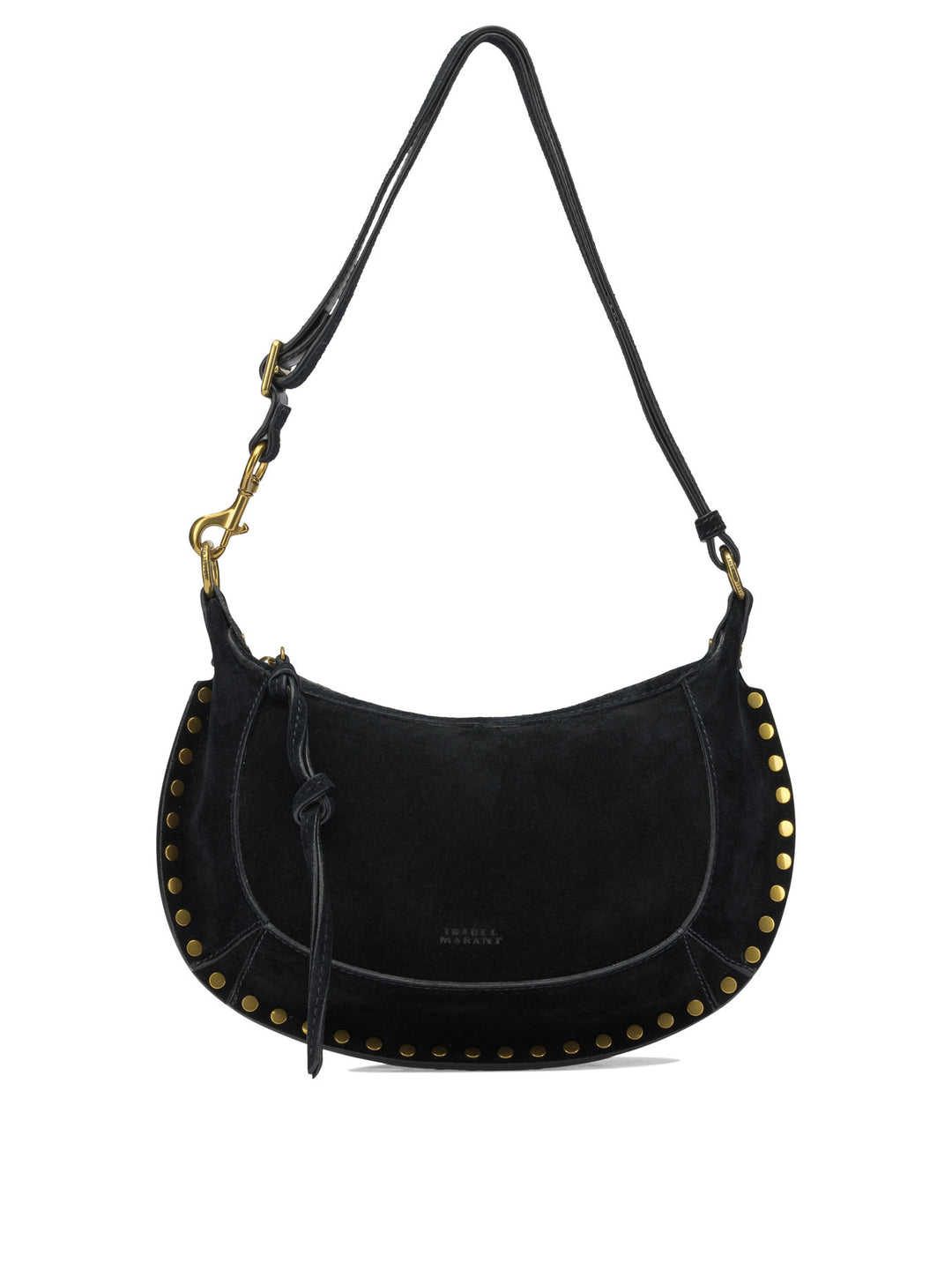 Isabel Marant Oskan Moon Shoulder Bags - Black | 2c885c4667f38aa8c9477d31495be468bc5d01d3