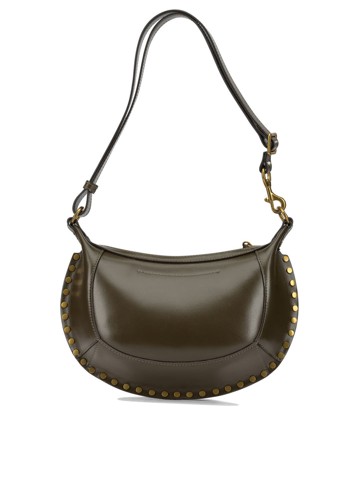 Isabel Marant Oskan Moon Shoulder Bags - Green | 8172e7f3e3212e8cc926e6261d7c49675735600e
