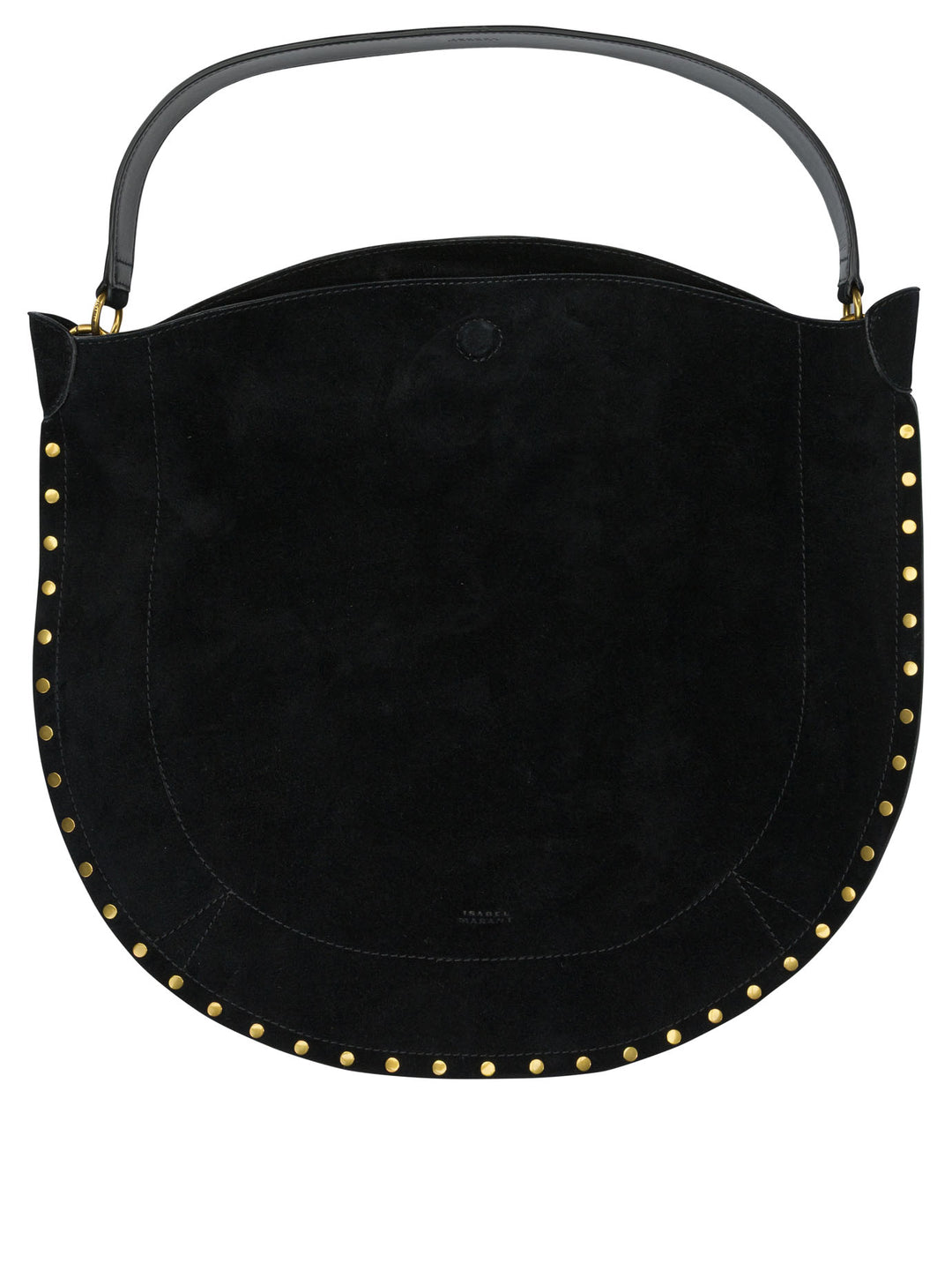 Isabel Marant Oskan Hobo Soft Shoulder Bags - Black | 600432739ea374d44da5c2cb5808c615d390ca7a
