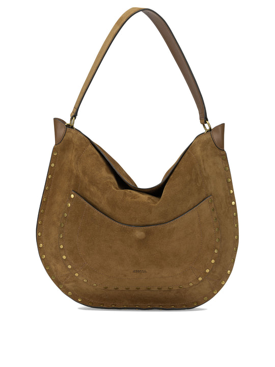 Hobo Pocket Shoulder Bags Brown