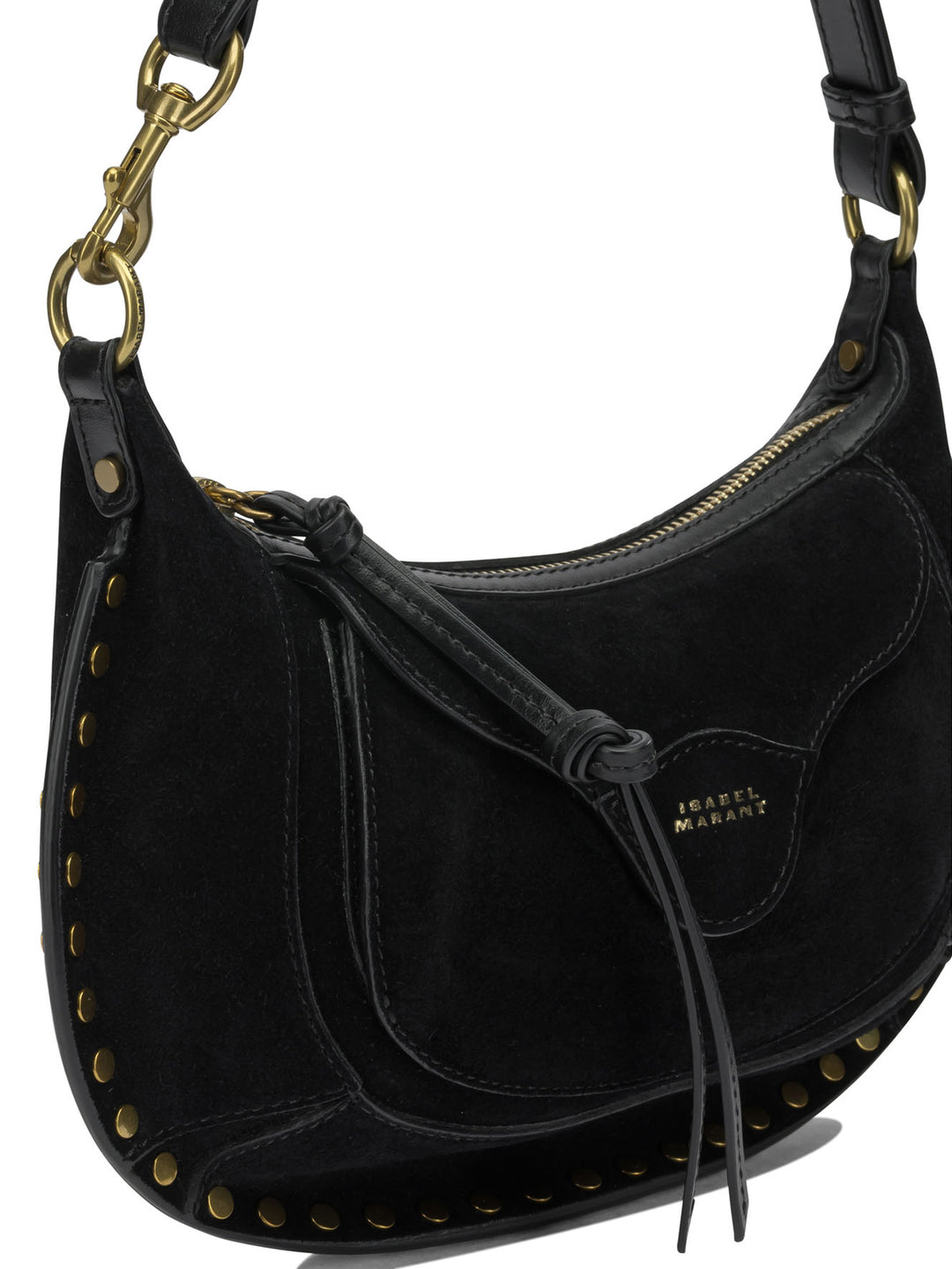 Isabel Marant Moon Pocket Shoulder Bags - Black | 25065abb2d426db8a321764307881e2da6754565