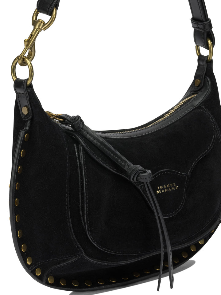 Isabel Marant Moon Pocket Shoulder Bags - Black | 25065abb2d426db8a321764307881e2da6754565
