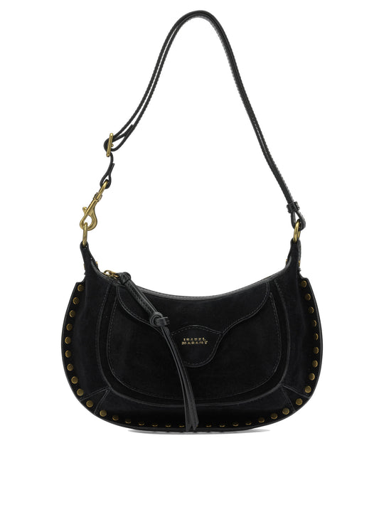 Moon Pocket Shoulder Bags Black