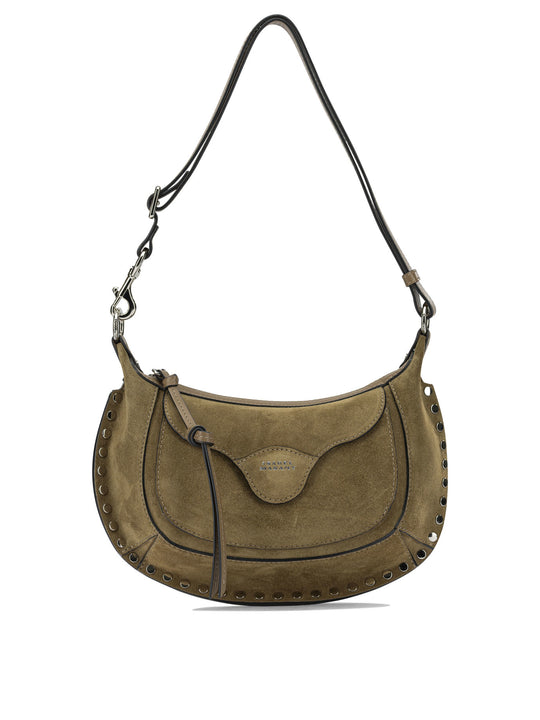 Moon Pocket Shoulder Bags Brown