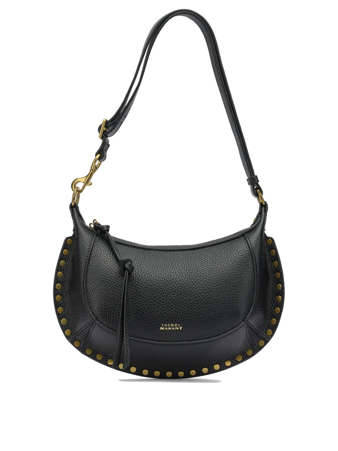 Isabel Marant Oskan Moon Shoulder Bags - Black | 2fb69abbb7d8a4361bd02dfc8845eb462d4c3837