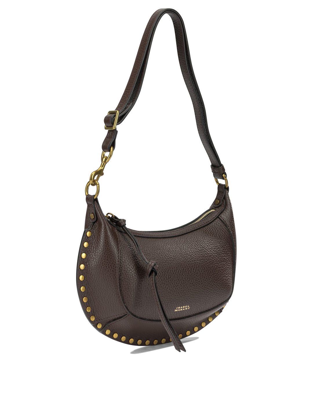 Isabel Marant Oskan Moon Shoulder Bags - Brown | d247b67ad19cc13d72e083946648e70af91b428e