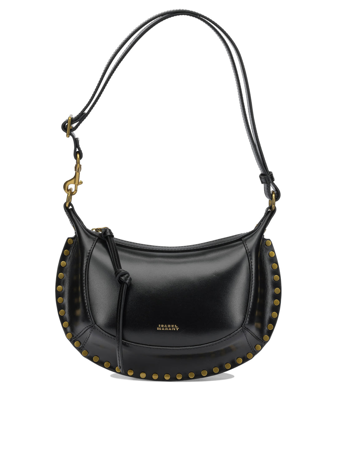 Isabel Marant Oskan Moon Shoulder Bags - Black | 90078cf7d3cdc3432a064e1aed0f03bf90adb681