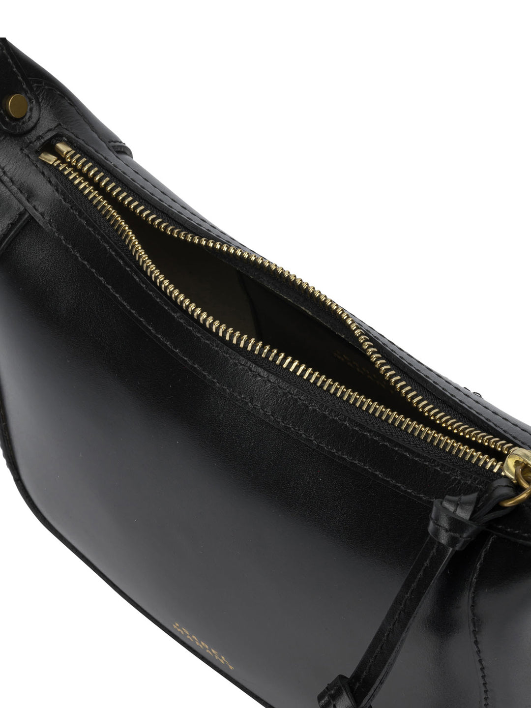 Isabel Marant Oskan Moon Shoulder Bags - Black | 04dbe65054fb94b9842bdedc5368d22c747915b2