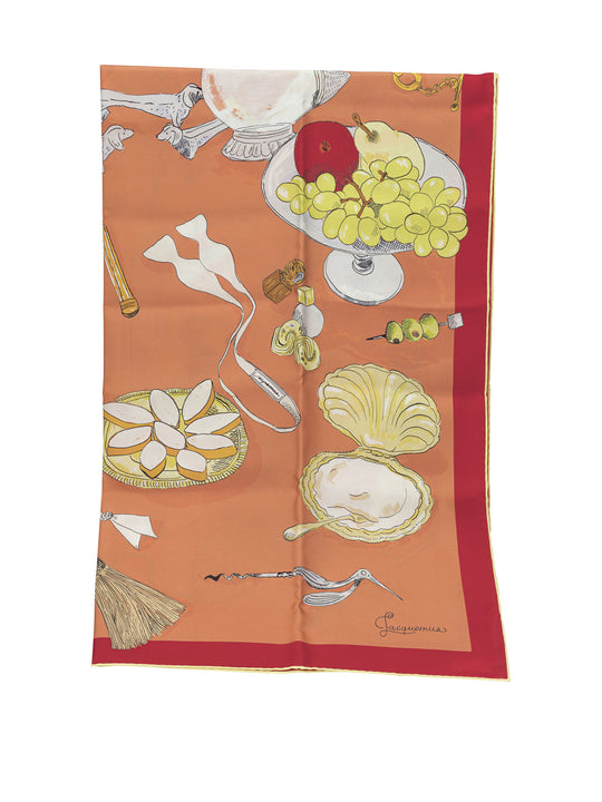 Le Grand Foulard Cocktail Sciarpe & Foulard Orange