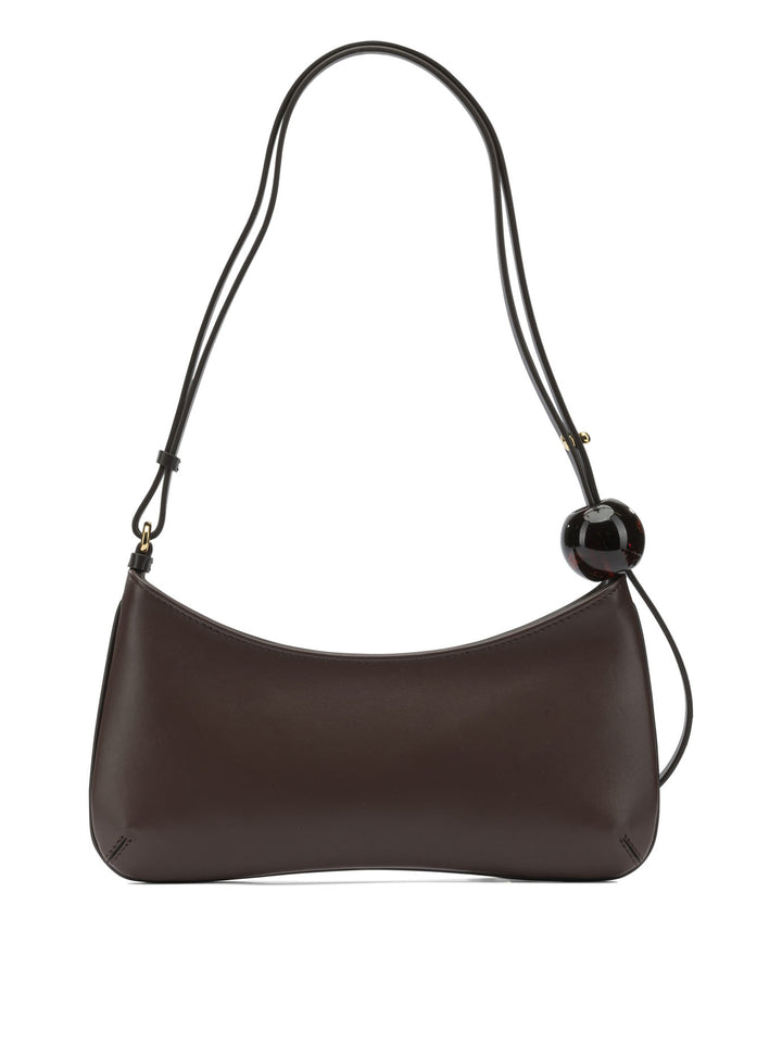 Jacquemus Le Bisou Perle Shoulder Bags - Brown | 1b5a3c3b0bd7bce5f11371683a59f2195c12e94f