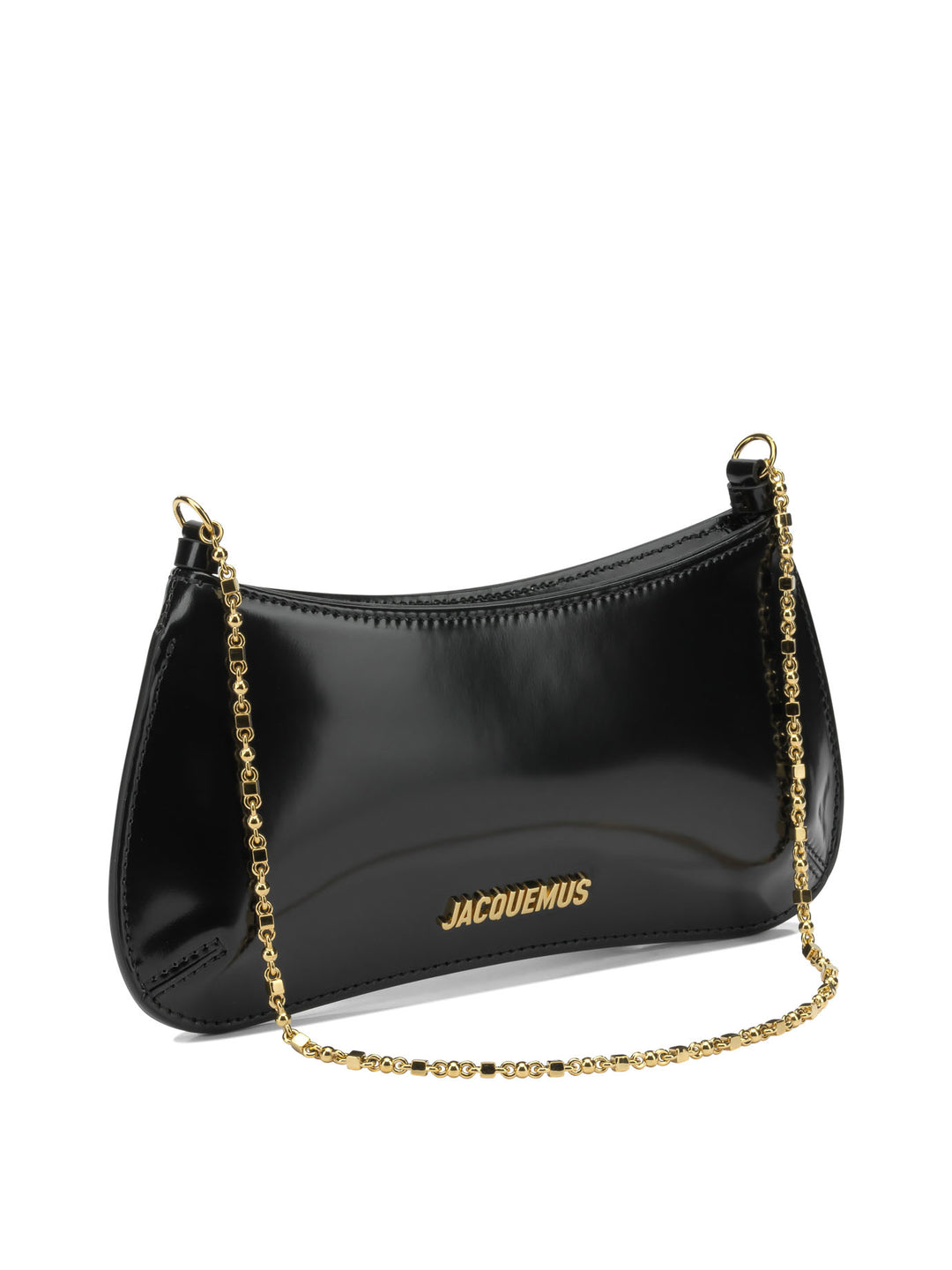 Jacquemus Le Petit Bisou Chaine Shoulder Bags - Black | fec98779b35bb91ae4b6671bd139163e84d6cc32
