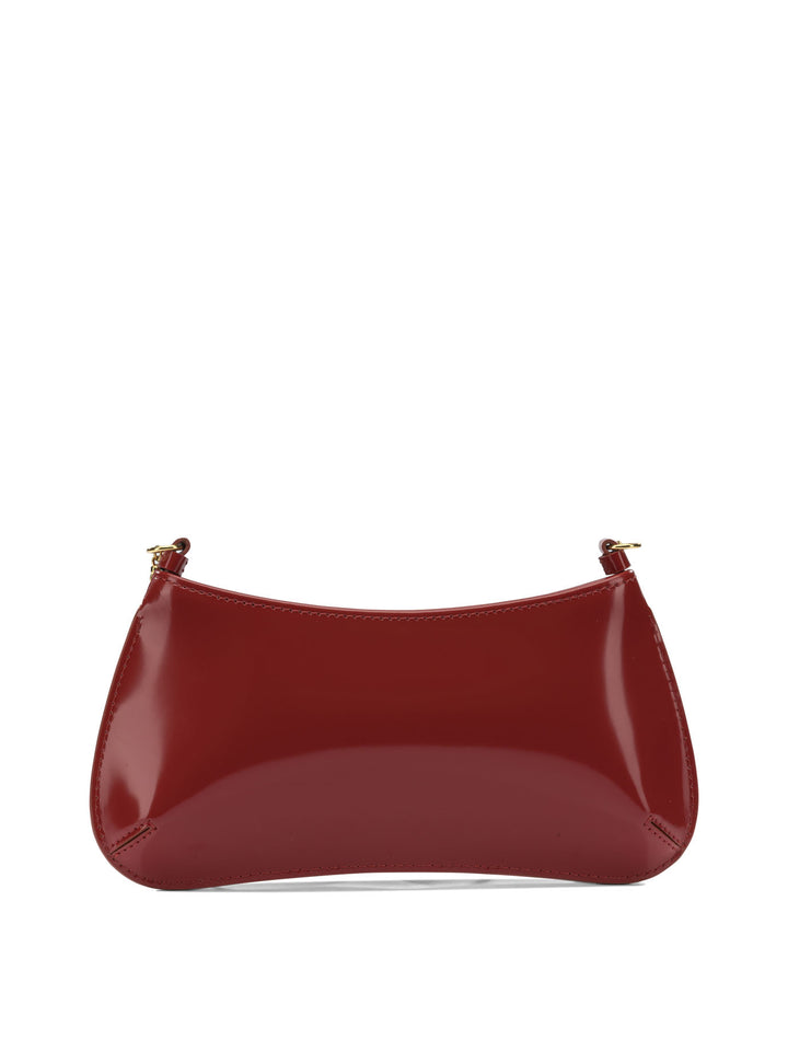 Jacquemus Le Petit Bisou Chaine Shoulder Bags - Red | 95da42dd468985c6ef72ff03ccc23f2e64e758bc