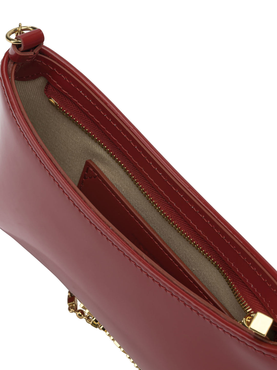 Jacquemus Le Petit Bisou Chaine Shoulder Bags - Red | 70bc1e9667a417901e0ce383856f962cc8bdc1ab
