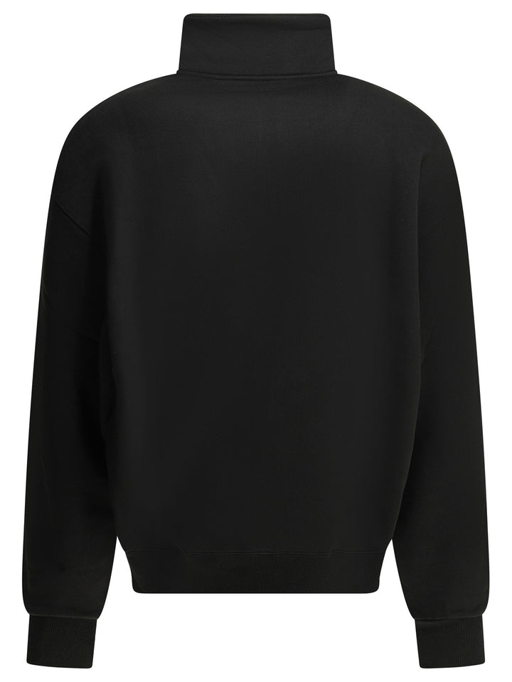 Jacquemus Le Camionneur Gros Grain Sweatshirts - Black | 07f57c25a0e2517949963a50c332395cd60f8aab