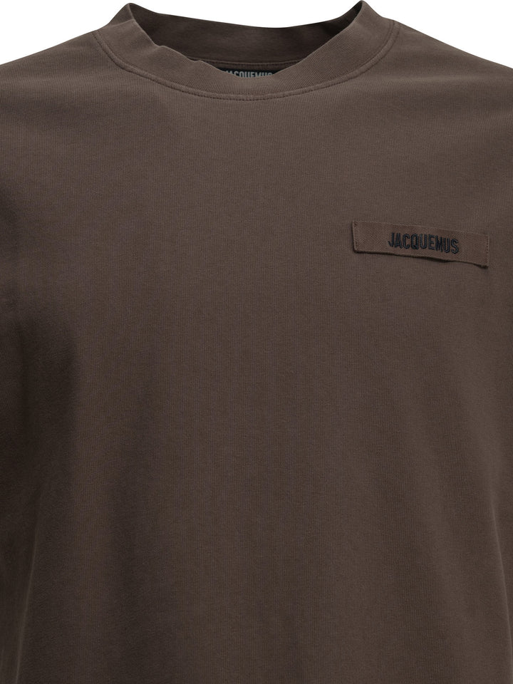 Jacquemus Gros Grain T-shirts - Brown | a45e5f1ef8c7c3a288384cc245bcc149f848c7a9