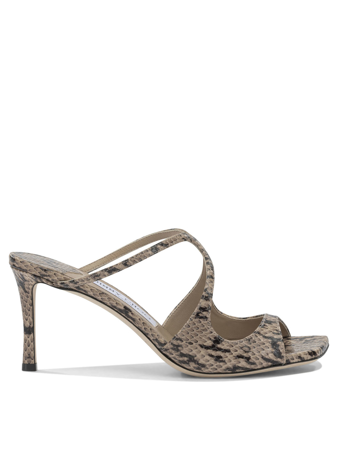 Jimmy Choo Anise 75mm Sandals - Beige | 831437b2f5f3e1c3a82037e7ab17fefa299cfd72