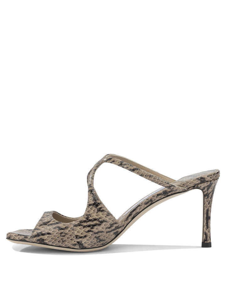 Jimmy Choo Anise 75mm Sandals - Beige | 67603e9c418dd96d94d5f2c83b88219271954018