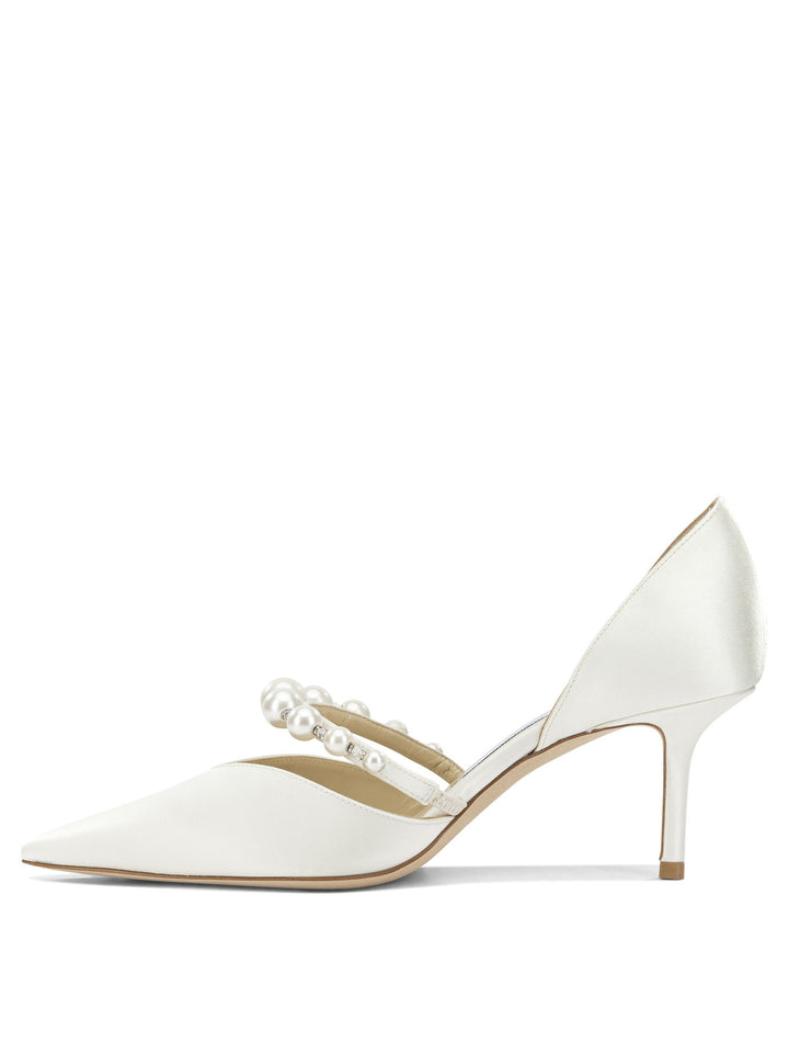 Jimmy Choo Aurelie 65mm Heeled shoes - White | 2d9e19020318b685bd976ae75ead61b09f93ab37