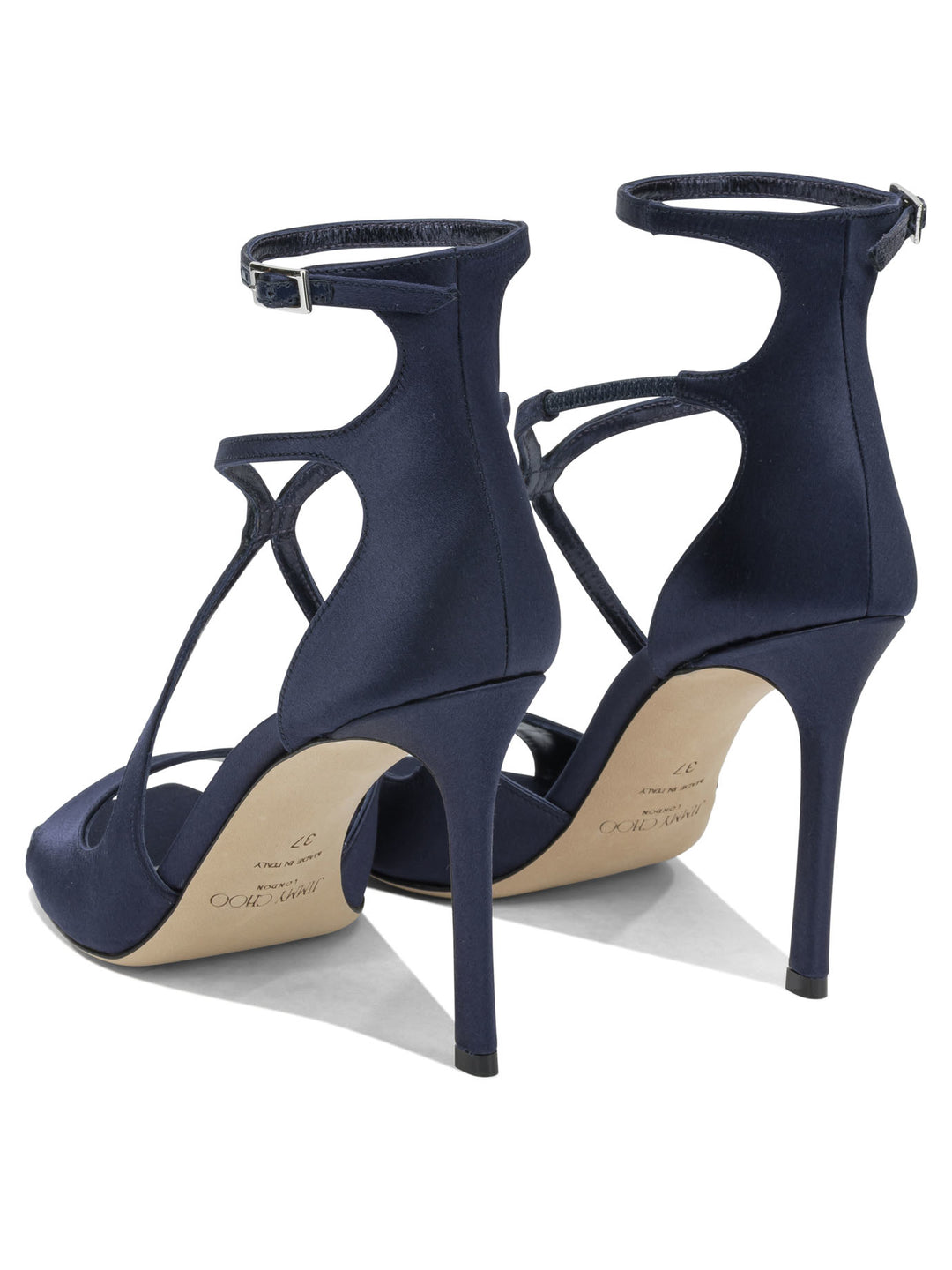 Jimmy Choo Azia 95mm Sandals - Blue | 2022cdbc3a74c3c046f57aae3dfd8d55226eb1ad