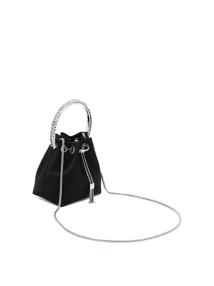 Jimmy Choo Bon Bon Handbags - Black | 38950b1009f0f57b393351645fc965bd0c978314