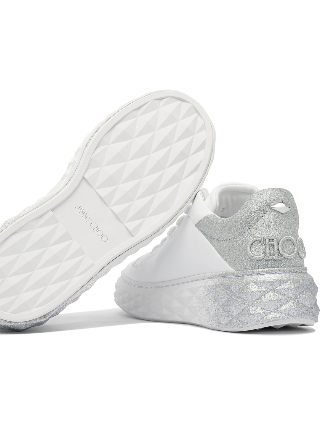 Jimmy Choo Diamond Maxi F Ii Sneakers & Slip-On - White | 4dcbc2c396f5210b4c51e8090b4282df1086e6d7