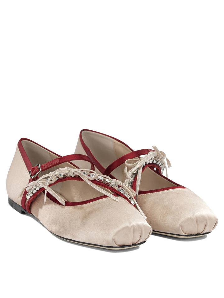 Jimmy Choo Loli Ballerinas - Pink | 89519c3cd9db830d134f2c55fb3daaf09ad21717