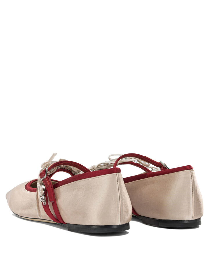 Jimmy Choo Loli Ballerinas - Pink | 09b6623f05c653e1e38fa30ae0148f3b64739447