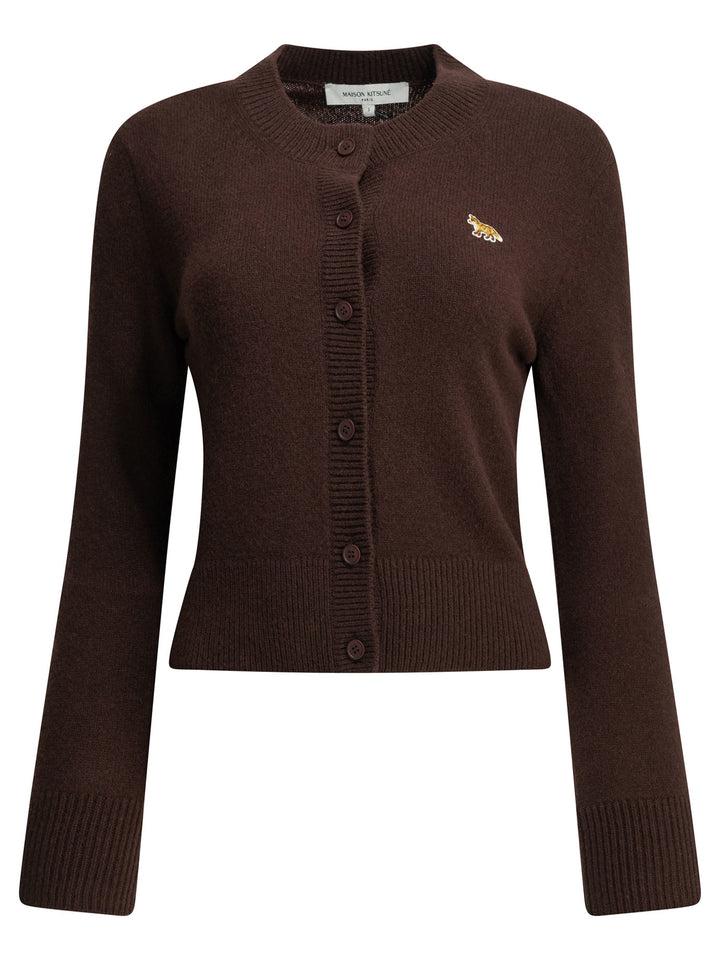 Maison Kitsuné Baby Fox Knitwear - Brown | 66df45ef7d45d08700b40ede4fb9a48670b940bf