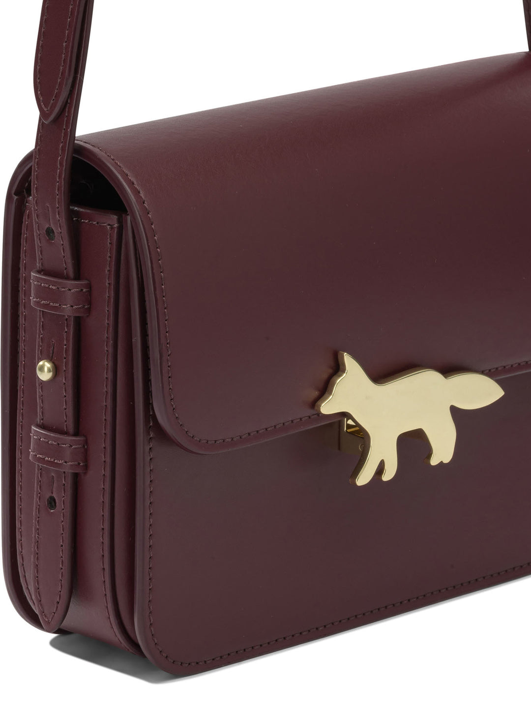 Maison Kitsuné Edie Crossbody Bags - Bordeaux | 72df934ad83fcc50a9f1869b385a03e054bad987