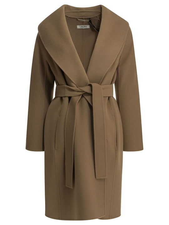 Long Wool Coat Jackets And Coats Beige