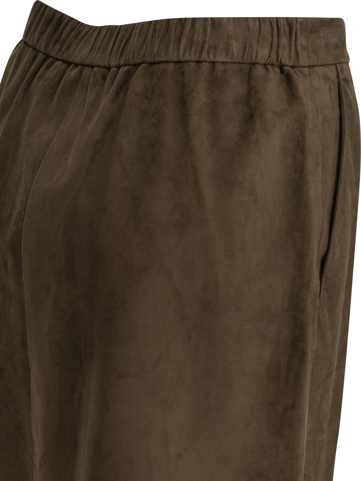 Max Mara S Suede Leather Midi Skirt Skirts - Brown | abc12216e8fbb901502fc9fe6f1d5354290ec0f7