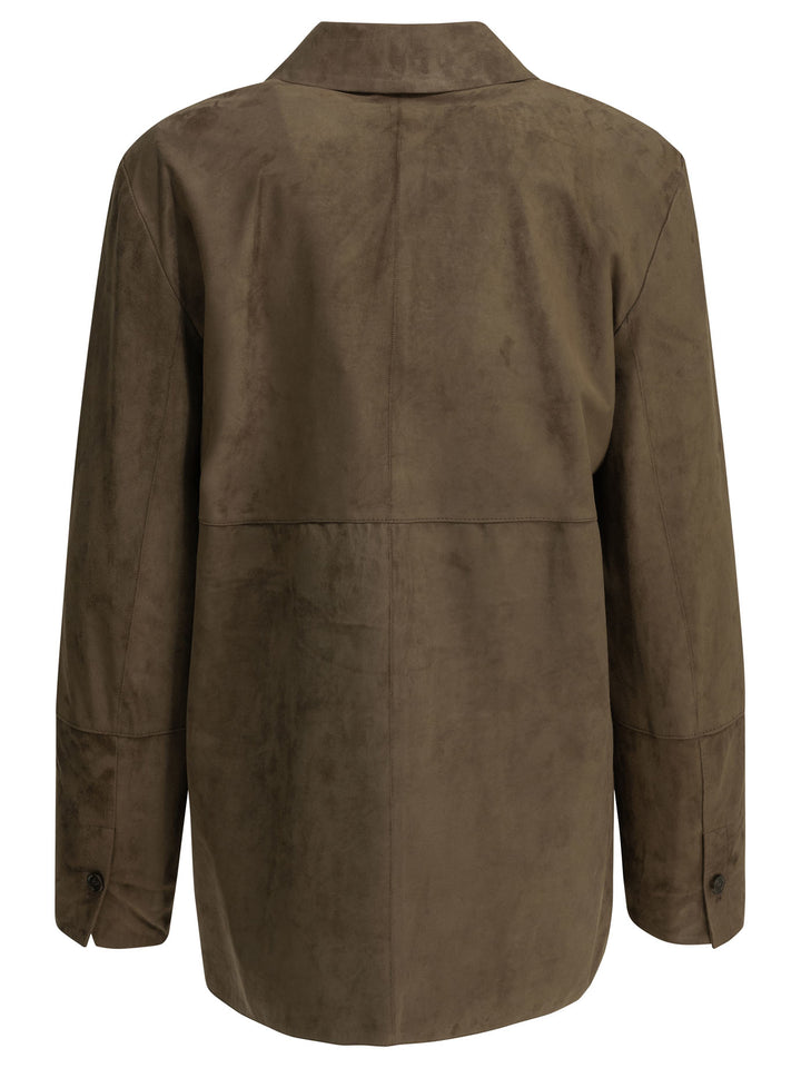Max Mara S Suede Jacket Jackets and Coats - Brown | 1b1ed077bc4ecdbe64f716a7a74e073d3380ac67