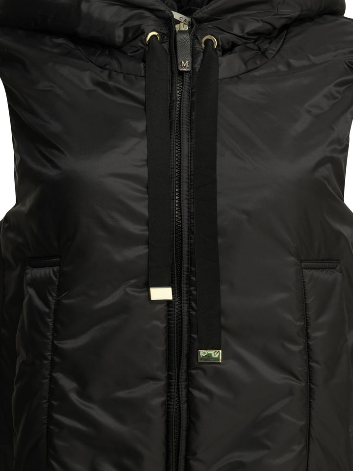 Max Mara The Cube Water-Repellent Sleeveless Jacket Jackets and Coats - Black | dbebab05248738f27e83756fee624d1bdd5f5929