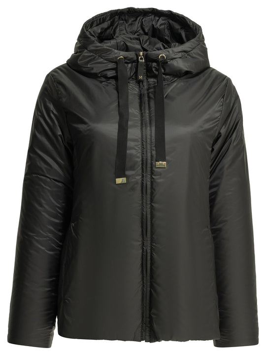 Water-Repellent Padded Jacket Jackets And Coats Black