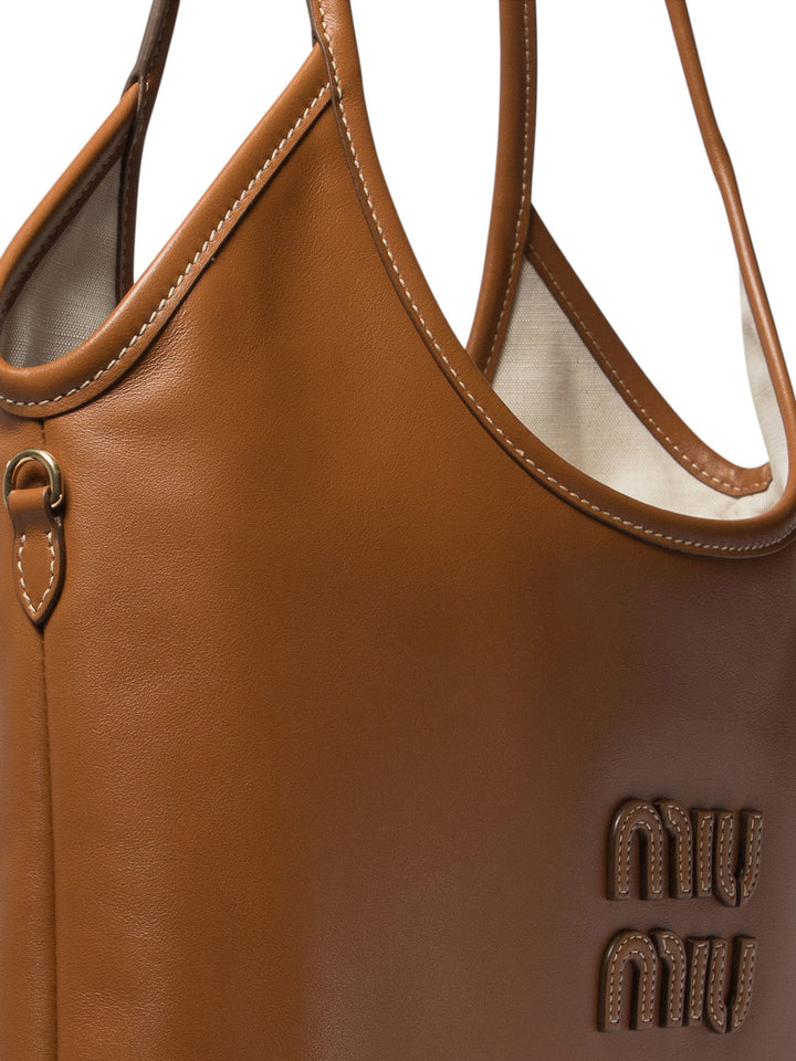 Miu Miu Ivy Shoulder Bags - Brown | 4ce3ac00c89dd0b4d3c6d542d09100863261b288